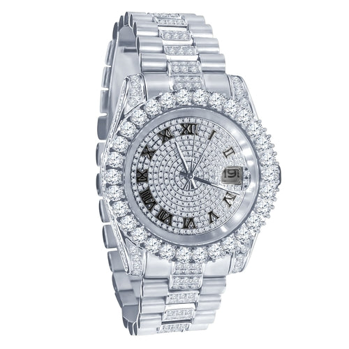 Forte Steel CZ Watch | 530301 Bijoux Majestique Jewelry