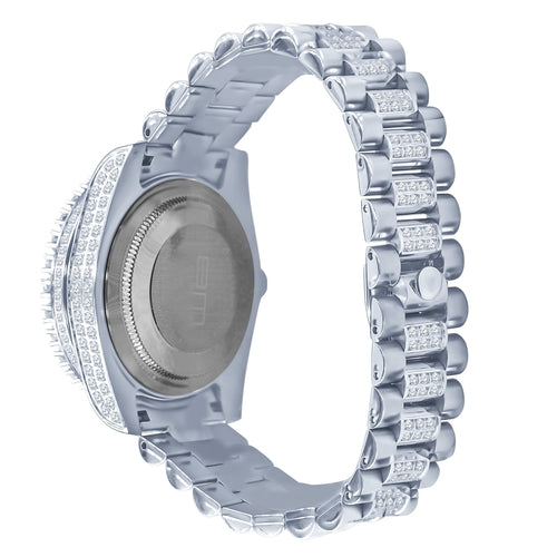 Forte Steel CZ Watch | 530301 Bijoux Majestique Jewelry