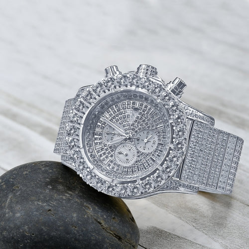 Forte Steel CZ Watch | 530301 Bijoux Majestique Jewelry