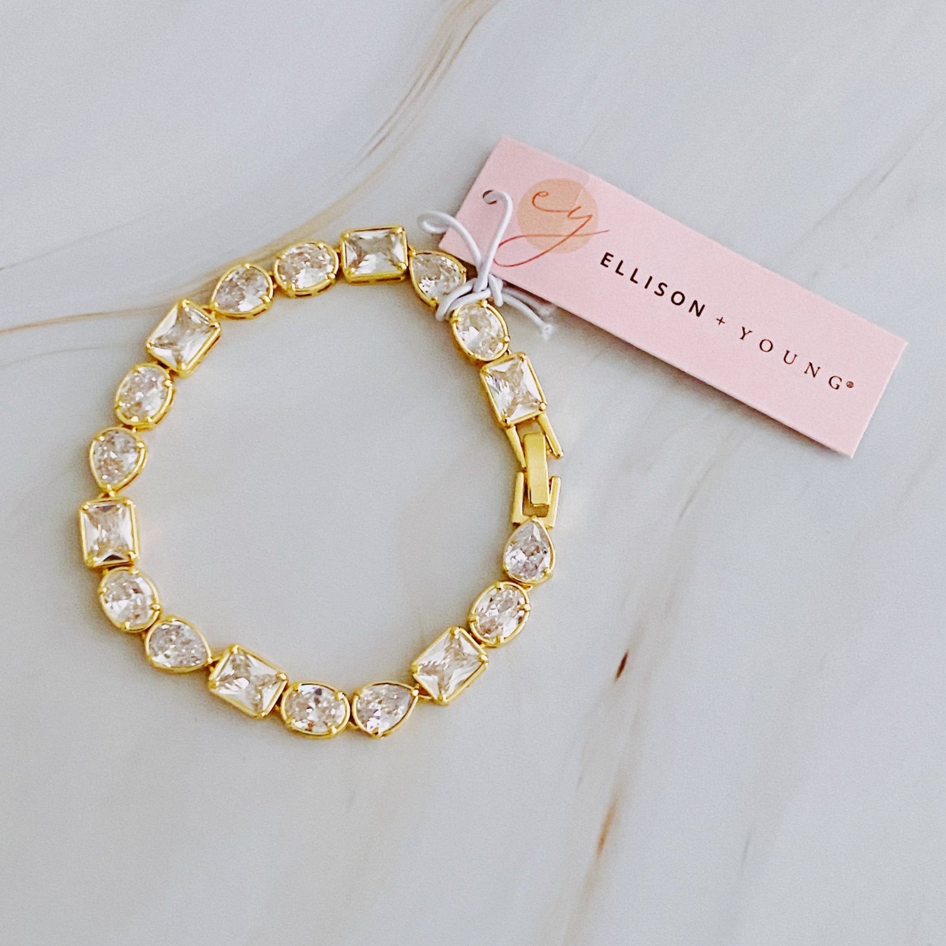 Sparkling In Shapes Bracelet - Bijoux Majestique Jewelry