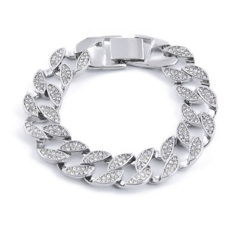 CREW 13MM Cuban Bracelet | 970482 Bijoux Majestique Jewelry